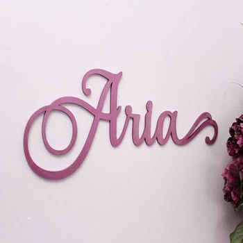 Nursery Wall Baby Name Art Fancy Script Letters Product On Alibaba Nursery Wall Baby Name Art Fancy Script Letters Product On Alibaba