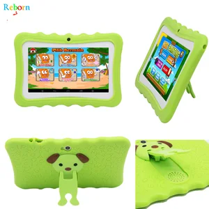 Christmas Gift Children Learning Educational APP Installed Android Kids Tablet with silicon case