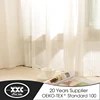 2018 most popular with low price linen sheer curtain