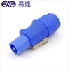 IP44 Plastic Plug Screw Blue LED screen Plug 3 pole Lockable cable connector NAC3FCA YF