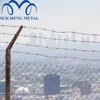 Guangzhou factory raw material barbed wire/single strand barbed wire/cheap barbed wire fence (free sample)