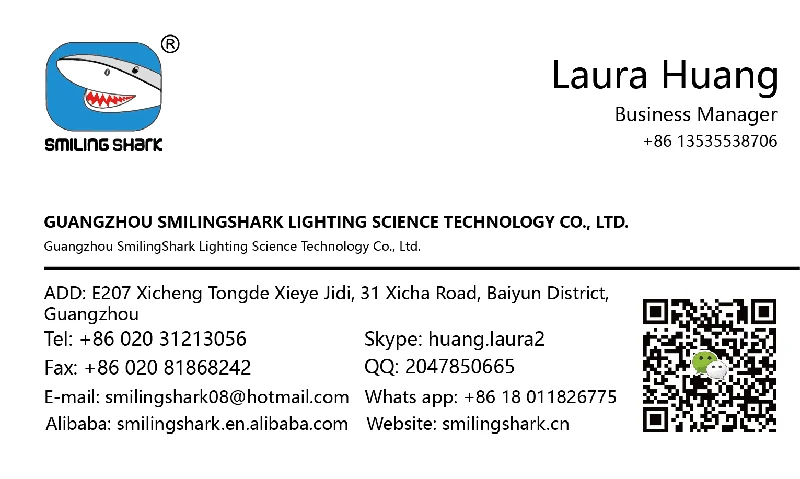 Smiling shark XPE LED Work Light USB Rechargeable Led Flashlight Torchlight