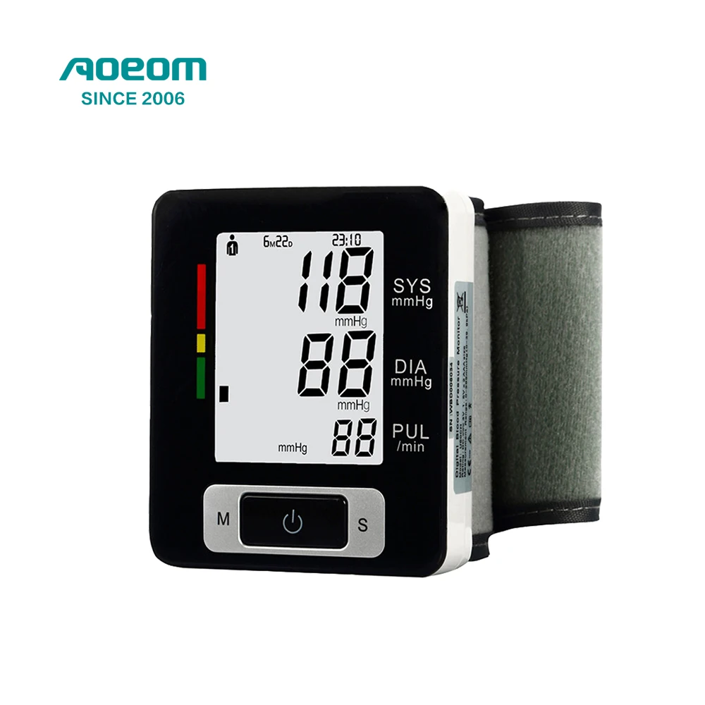 
Medical Supplies Automatic Digital Wrist Watch Blood Pressure Monitor 