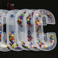 

Iron on stuffed letter patches wholesale sequin patches for garments decoration