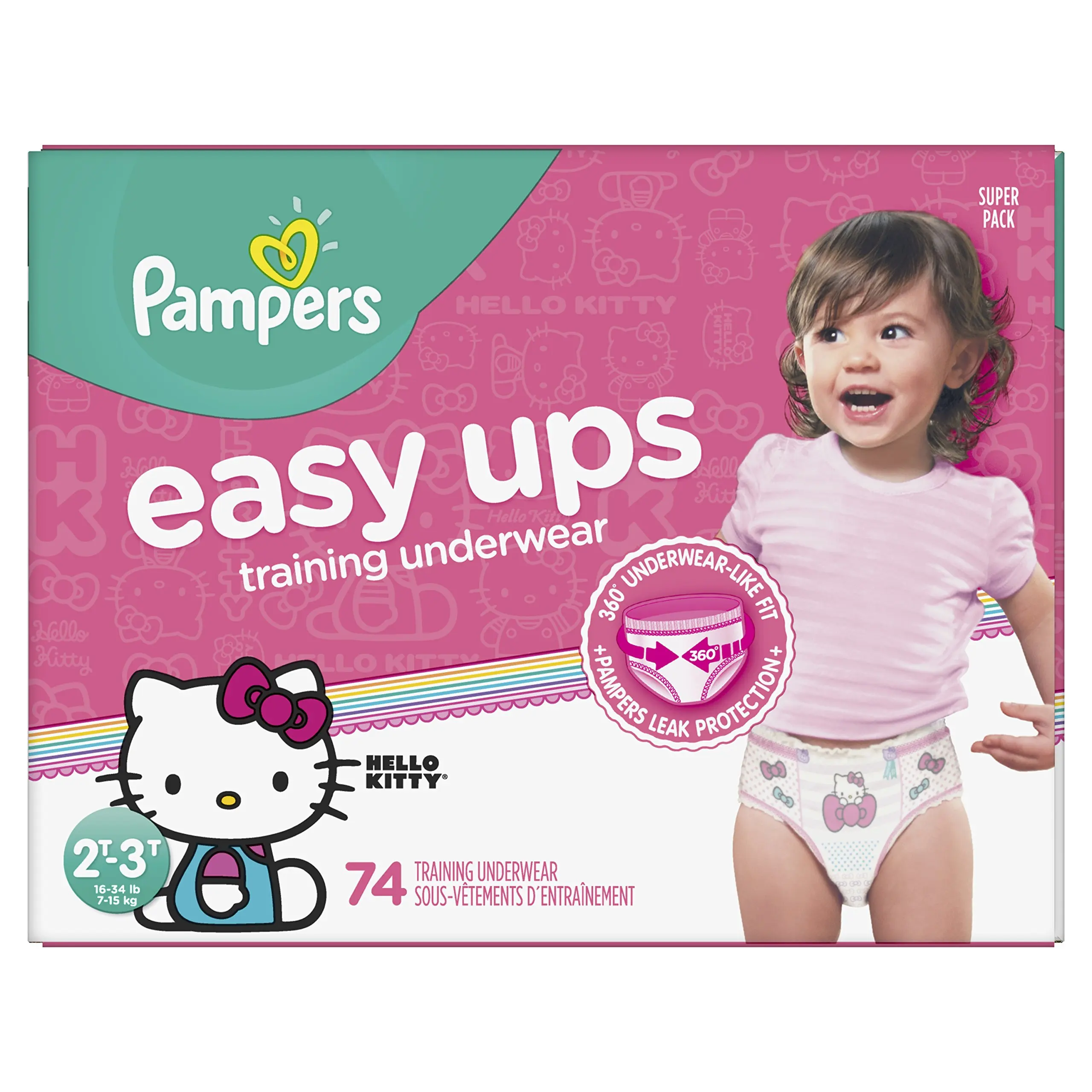 pampers 74 pack