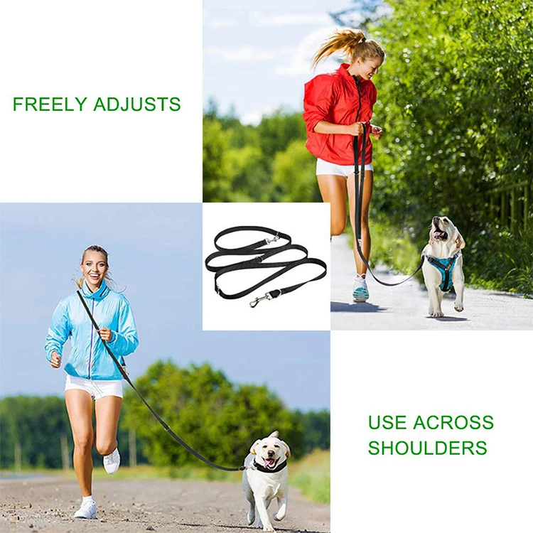 Multifunctional Adjustable 6ft Dog Halti Training Leads Hand-free ...