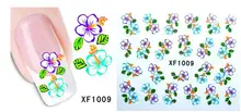2016 Nails Nail Sticker Manicure 2 Sheet Xfxf 3d Gilded Stickers Affixed Nail Polish Does Not