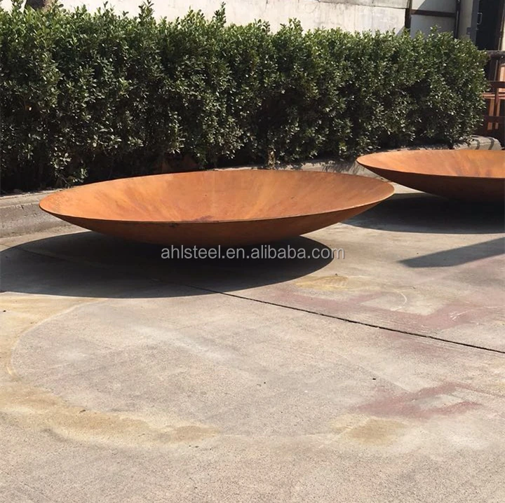 corten fire bowl pit