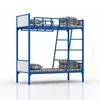 Modern double over double dormitory Metal bunk beds,school triple bunk bed