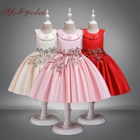 

Girls Dresses Sleeveless Princess Wedding Dress For Children Party Clothes