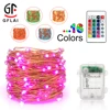 Valentines Gifts Battery Operated Remote Control Multicolor Mini Copper Wire Led String Lights
