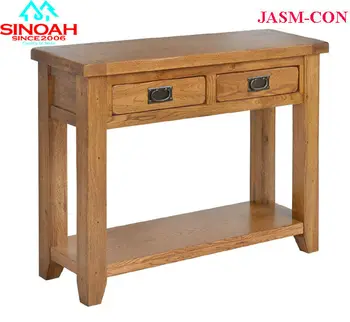 506 Range Jasmine Solid Oak 2 Drawer Console Table Hall Tables 506 Range Jasmine Solid Oak 2 Drawer Console Table Hall Tables