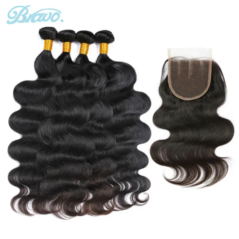 Peruvian Virgin Hair Body Wave 4pcs Human Weave Bundles Peruvian Virgin Hair Body Wave 4pcs Human Weave Bundles With Three Part Lace Closure Bravo Products Extensions In Price On
