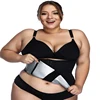Wholesale Three Hooks Silver Plu Size Slimming Waist Trainer Corset Black Neoprene Shaper Neoprene Waist Belt