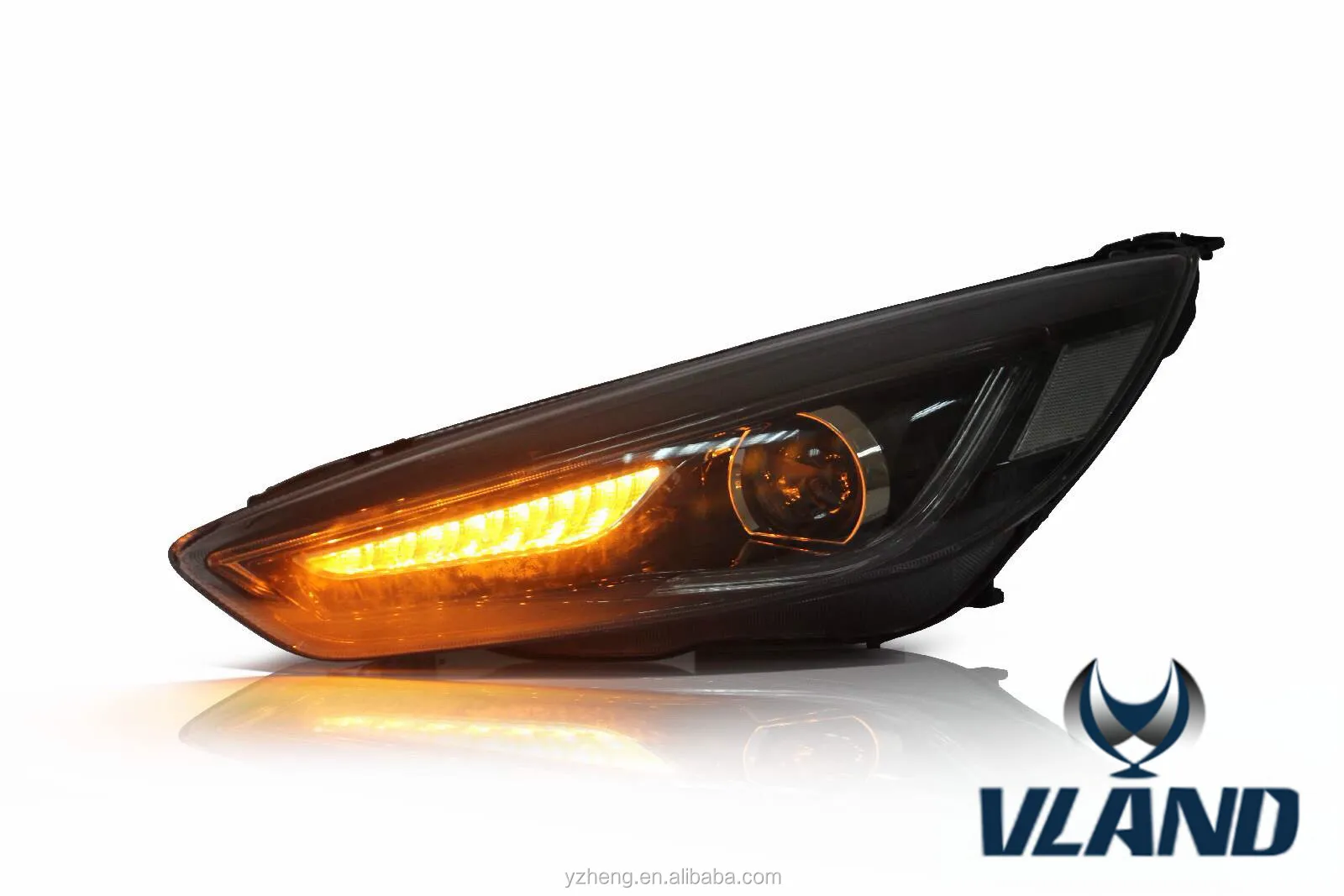 Vland Car Lamp Manufacturer For Focus 2015-2018 LED Headlamp Sequential Turn Signal Plug And Play For New Focus