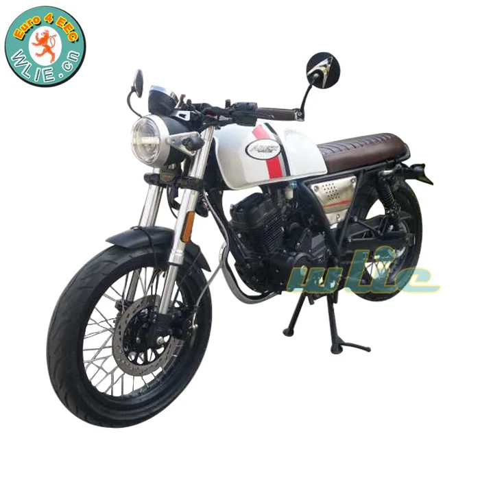 
2019 New Design 50cc with euro4 2 stroke and 4 vintage scooter Euro EEC COC Cafe Racer Motorcycle F68 50cc/125cc (Euro4) 