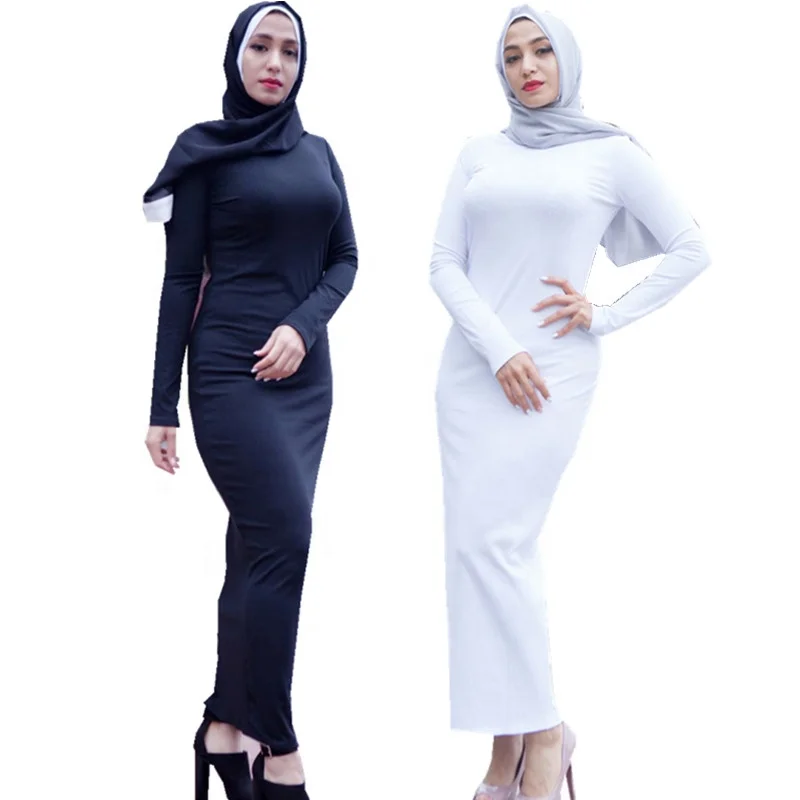 

Wholesale maxi dress thread cotton bottoming long shirt muslim women summer islamic dress, Black,white,green,gray, pink,apricot,light brown, dark brown