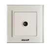 KA series 1 gang crystal glass panel television wall socket TV socket