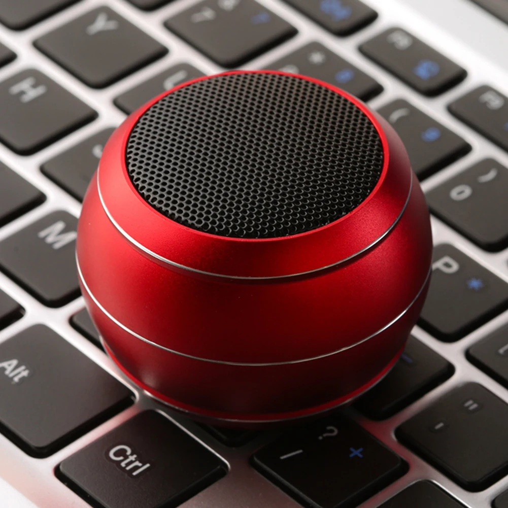 New Bluetooth Speaker TWS Pairing One-Button Self-Timer Speaker silver coin size and easy to carry - ANKUX.COM