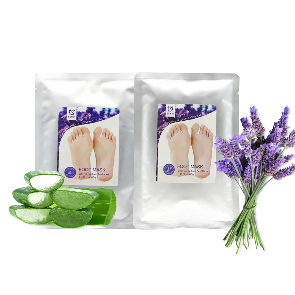 

Moisturizing whiten best exfoliating lavend foot peel mask