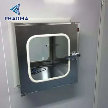 Laboratory Clean Transfer Window Box For Pharmaceutical Iso 5 Clean Room Pass Box Static Passbox Buy Ce Standard Clean Room Static Pass Box