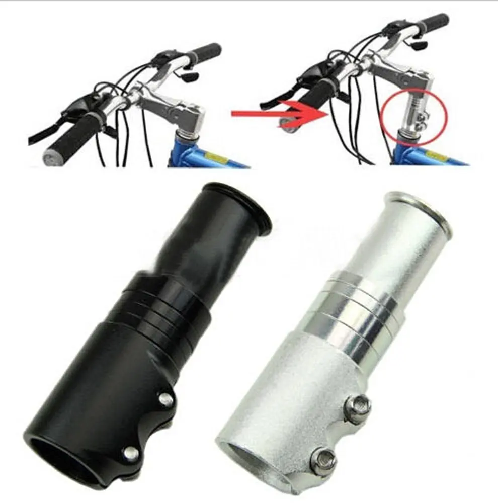 ROSEBEAR Bicycle Fork Stem Extension Extender Handlebar Riser Head-Up Aluminum Alloy Hidden Height Riser Cycling Accessories for MTB Bicycle
