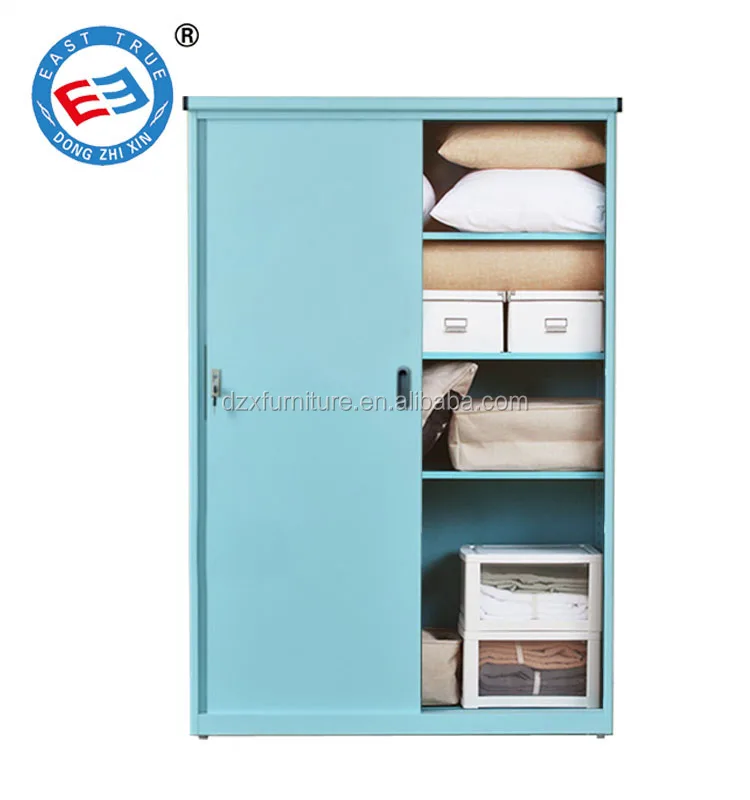 Modern Outdoor Storage Cabinet Waterproof Sliding Door Steel