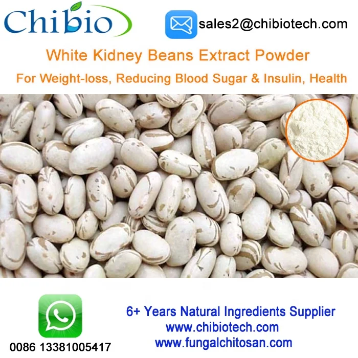 100 Pure White Kidney Northern Bean Extract Powder For Weightloss