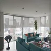 sunscreen filter fabric motorized roller blinds