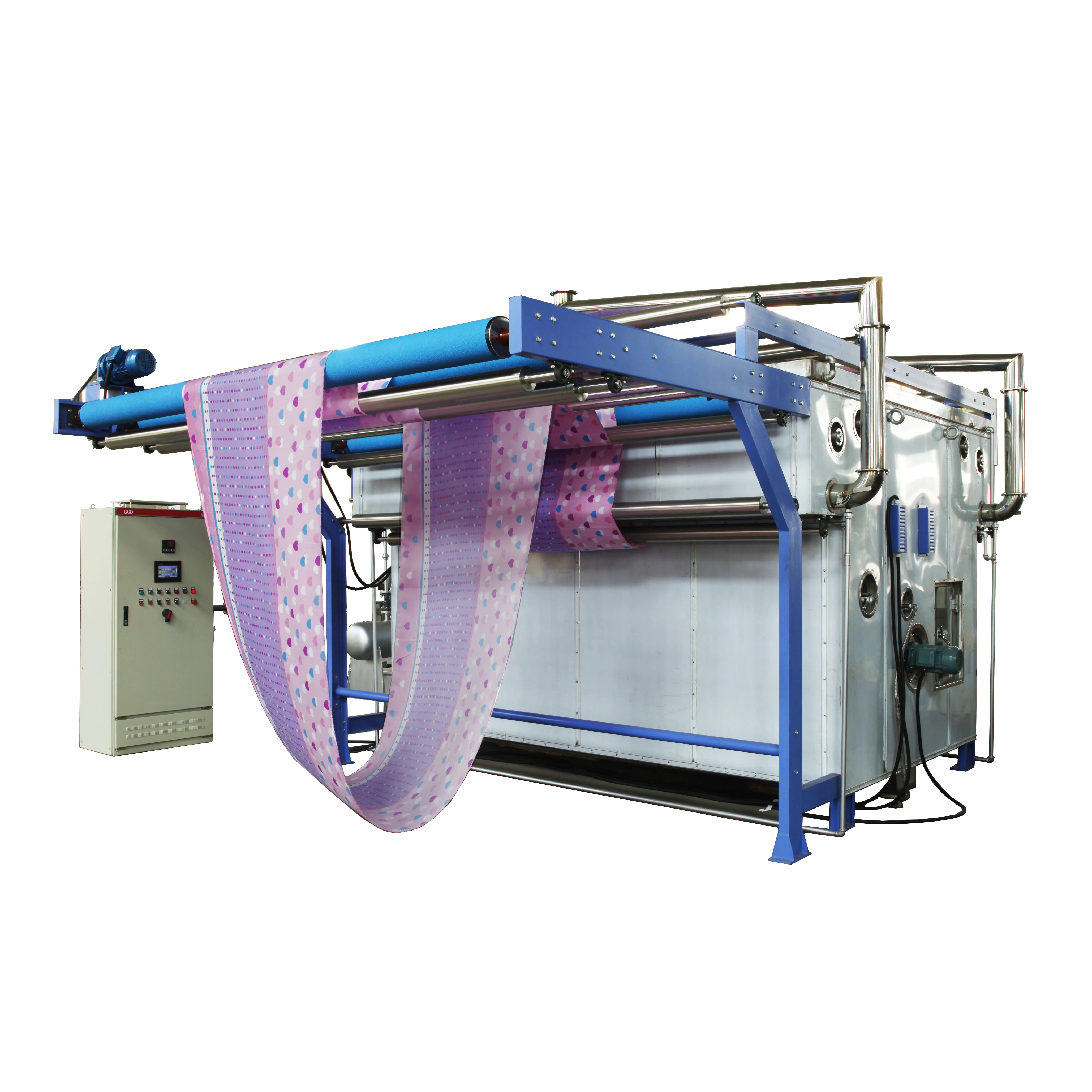 
Textile post treatment loop steamer machine for digital cotton, silk prints 