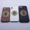 Custom mobile phone accessories real wood+PC bamboo case handmade walnut cherry rose wood phone case for 67