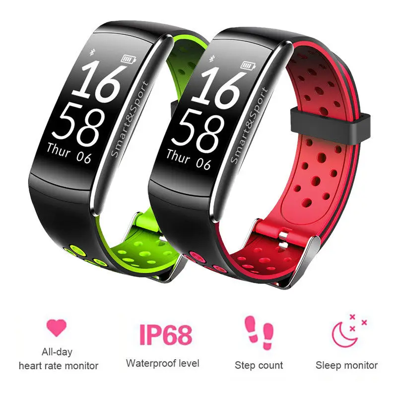 

Newest Q8 Smart Bracelet Heart Rate Monitor Blood Pressure Monitor Waterproof Activity Tracker