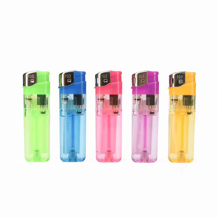Encendedor Disposable Electric Lighter Flame Custom Cigarette Gas Cheap
