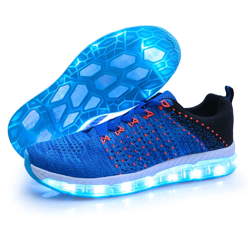 

2018 new arrivals comfortable adult led shoes india, Gray/blue,black/red,blue/black,pink