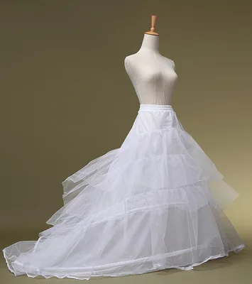 
ZH0438X Wedding Petticoat Marriage Gauze Skirt Crinoline Underskirt Wedding Accessories Jupon Mariage 