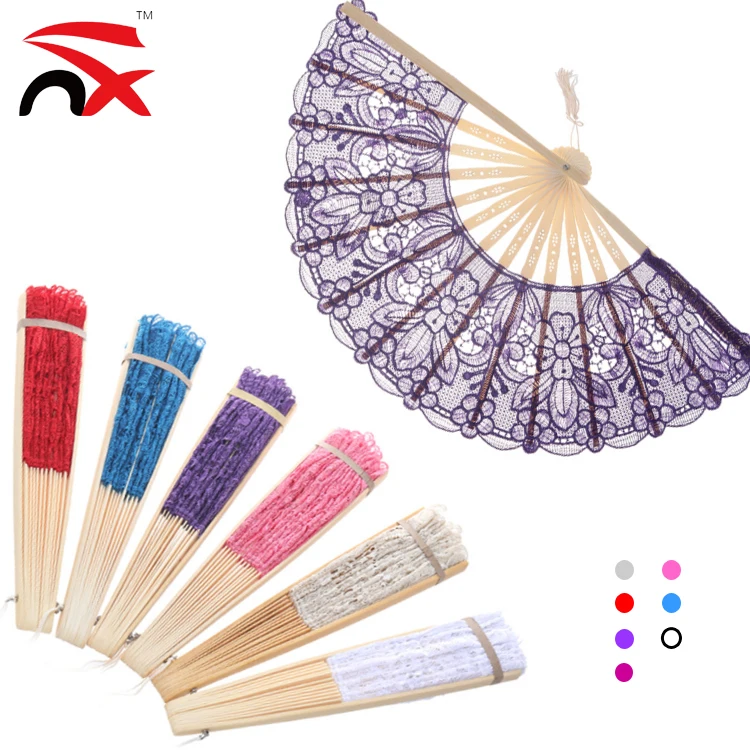 lace hand held fans