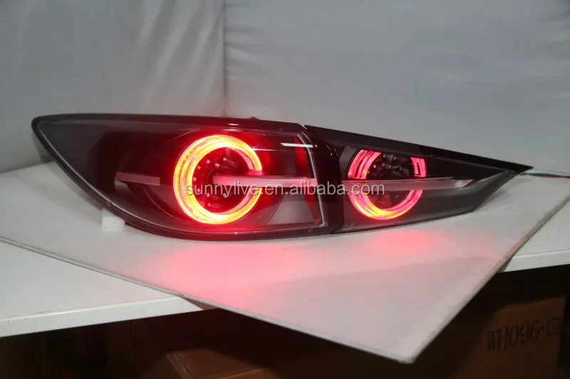 LED rear light  For MAZDA 3 Axela Sedan LED Strip Tail Lamp 2015 Clear cover TW