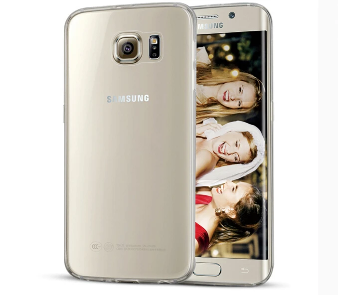 

Ultra-thin Transparent Clear TPU Cell Phone Case for Samsung S6 edge case cover UTT