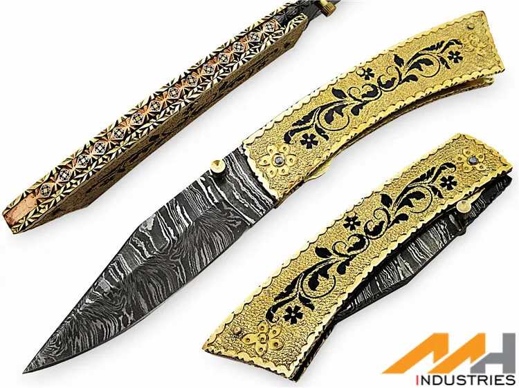 Wazirabad Damascus Tanto Knife Military Folding Knife Buy Military