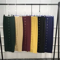 

wholesale color pencil long skirt for women