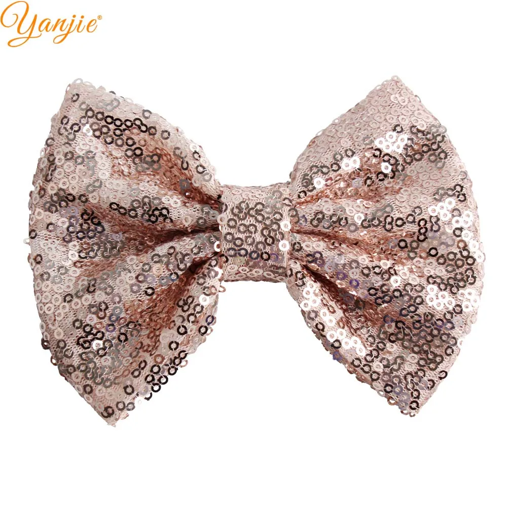 UK Seller NEW Beautiful Sparkly Sequinned Bow Hair Clip