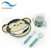 BPA free dishwasher safe food grade baby tableware set