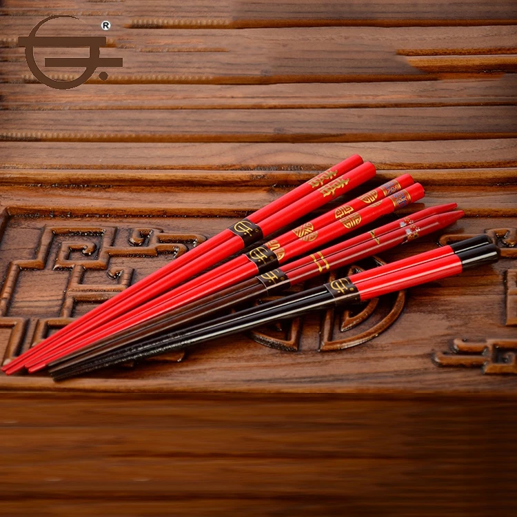 Fine Ornate Oriental Edible Chopstick,Rosewood Learner Curve Novelty