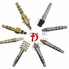 3.5mm 4-pole plug headphone jack connector with chips for PCB