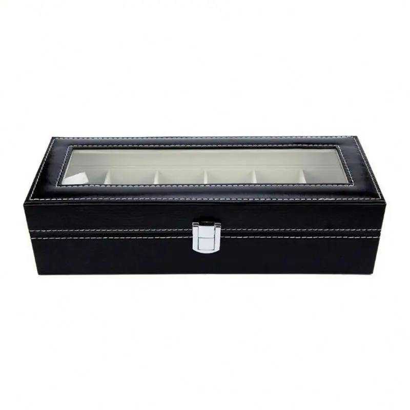 

Single watch display box ,AJaf wooden watch boxes for sale, Black