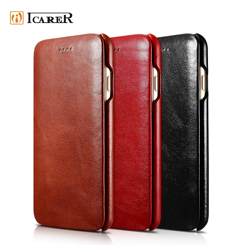 

High Quality Genuine Leather Phone Cover for iPhone 8 Leather Flip Case for iPhone 7, N/a