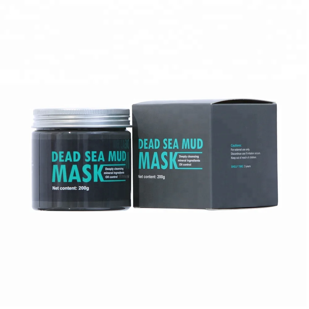 

Private Label Deep Pore Facial Cleanser Anti-wrinkle Pure Body Naturals Dead Sea Black Mud Mask For Face, Black dead sea mud mask