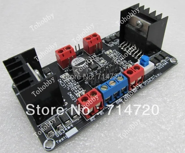 Free Shipping L298N Motor Control 4 DC Motor Driver Module 4DC Motor control Shield