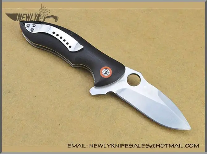 Hot Selling Granite-wash Blade Stainless Folding Pocket Knife