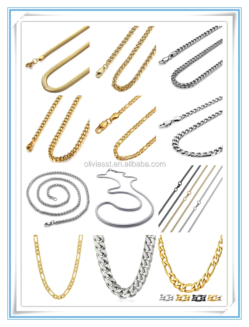 Wholesale Fashion 18K Yellow Gold Plated 5mm Mens Cuban Link Necklace